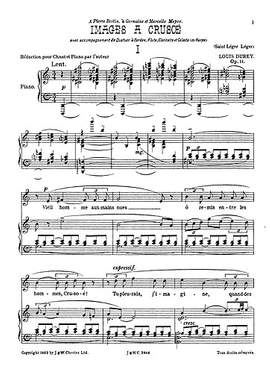 Louis Durey: Images A Crusoe for Voice and Piano