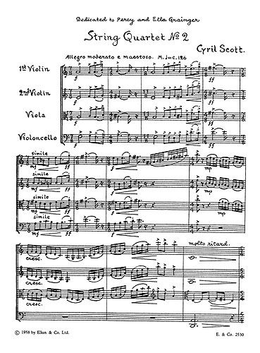 Cyril Scott: String Quartet No.2