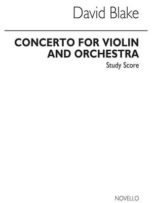David Blake: Concerto For Violin