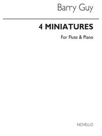 Barry Guy: 4 Miniatures for Flute And Piano