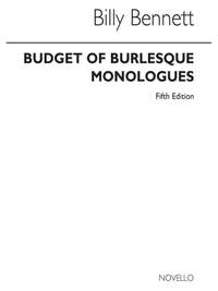 Billy Bennett: Fifth Budget Of Burlesque Monologue