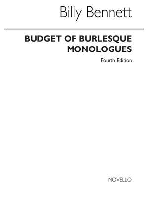 Billy Bennett: Fourth Budget Of Burlesque Monologues