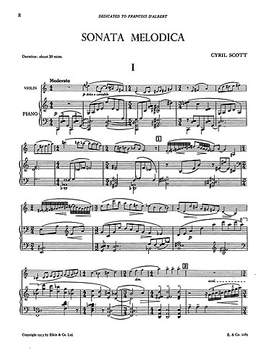 Cyril Scott: Sonata Melodica