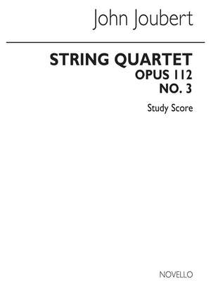 John Joubert: String Quartet No.3