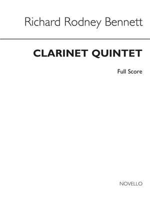 Richard Rodney Bennett: Clarinet Quintet
