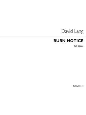 David Lang: Burn Notice