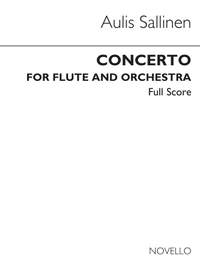 Aulis Sallinen: Concerto For Flute & Orchestra Op.70 (Full Score)