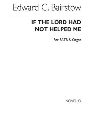 Edward C. Bairstow: If The Lord Had Not Helped Me Product Image