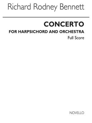 Richard Rodney Bennett: Concerto For Harpsichord