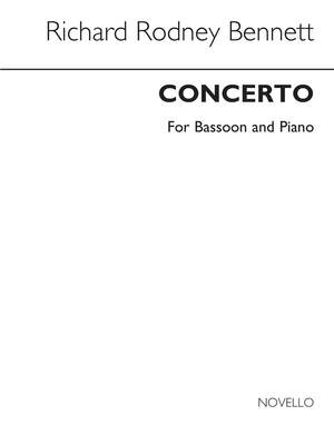 Richard Rodney Bennett: Concerto (Basson Part And Piano Reduction)