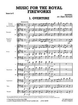 Georg Friedrich Händel: Music For The Royal Fireworks
