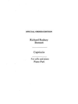 Richard Rodney Bennett: Capriccio for Cello and Piano accompaniment