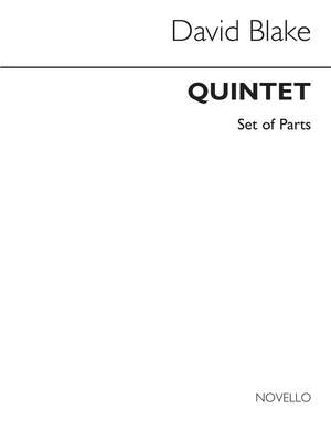 David Blake: Quintet For Clarinet And Strings (Parts)