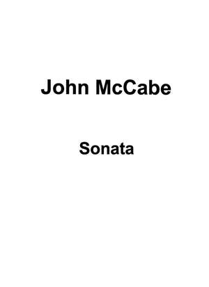 John McCabe: Sonata
