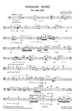 Lukas Matousek: Intimate Music for Cello Solo