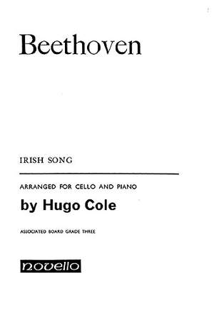 Ludwig van Beethoven: Irish Song for Cello with Piano accompaniment
