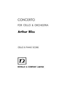 Arthur Bliss: Concerto For Violoncello (Cello/Piano)