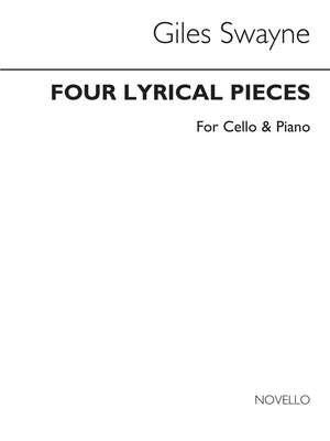 Giles Swayne: Four Lyrical Pieces for Cello and Piano