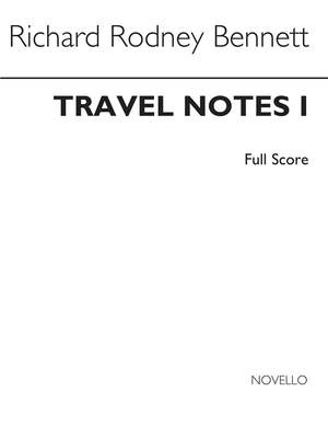 Richard Rodney Bennett: Travel Notes for String Quartet - Book 1