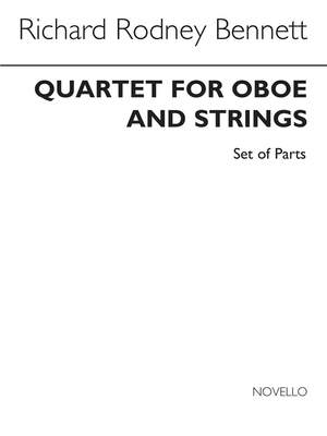 Richard Rodney Bennett: Quartet For Oboe and Strings (Parts)