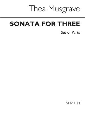 Thea Musgrave: Sonata For Three (Parts)