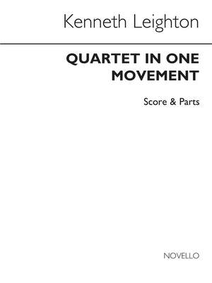Kenneth Leighton: Piano Quartet In One Movement