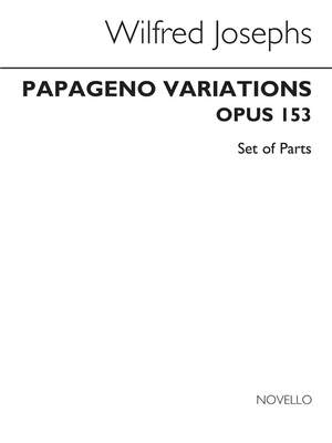 Wilfred Josephs: Papageno Variations Op.153 (Bass Clarienet Parts)