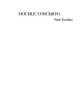 Paul Tortelier: Double Concerto (Two Violin Parts)