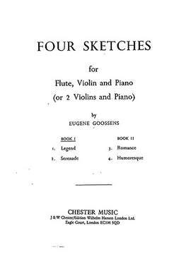 Eugene Goossens: Four Sketches Book 1