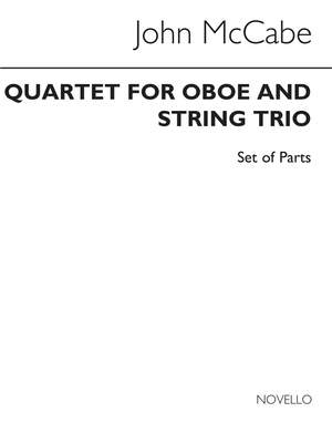 John McCabe: Quartet For Oboe And String Trio (Parts)