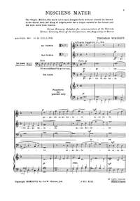 Thomas Wright: Nesciens Mater