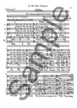 Richard Rodney Bennett: Carol