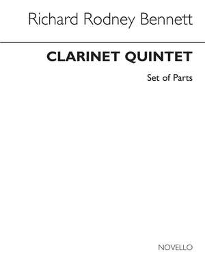 Richard Rodney Bennett: Clarinet Quintet (Parts)