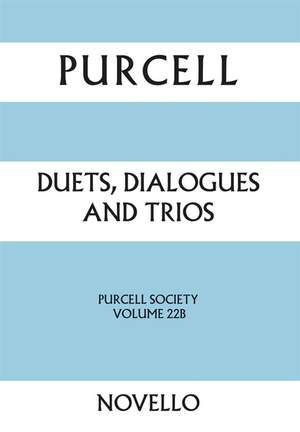 Henry Purcell: Purcell Society Volume 22 - Catches
