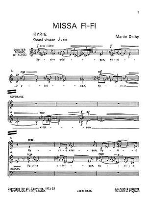 Martin Dalby: Missa Fi-fi