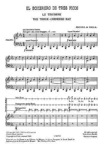 Manuel de Falla: The Three-Cornered Hat