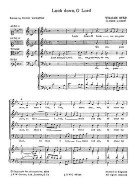 William Byrd: Look Down O Lord