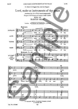 Martin Shaw: Lord Make Us Instruments Of Thy Peace