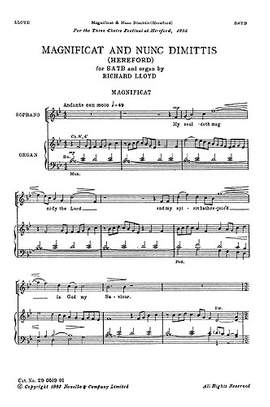 Richard H. Lloyd: Magnificat And Nunc Dimittis (Hereford)