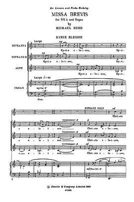 Michael Hurd: Missa Brevis