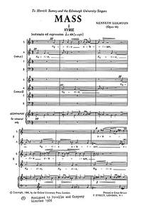 Kenneth Leighton: Mass Op.44 For Double Choir