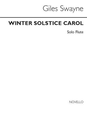 Giles Swayne: Winter Solstice Carol for SATB Chorus