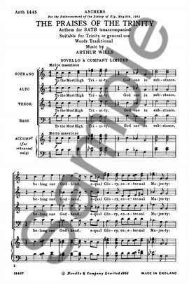 Arthur Wills: Praises Of The Trinity
