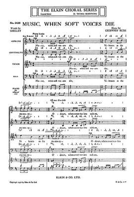 Geoffrey Bush: Music When Soft Voices Die