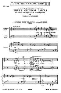 Michael Burnett: Three Medieval Carols