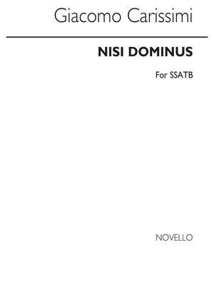 Giacomo Carissimi: Nisi Dominus