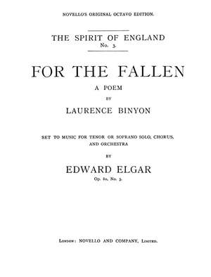 Edward Elgar: We Will Remember