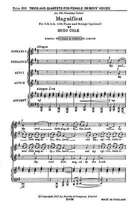 Hugo Cole: Magnificat
