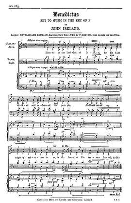 John Ireland: Benedictus In F
