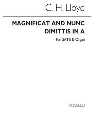Charles Harford Lloyd: Magnificat And Nunc Dimittis In A